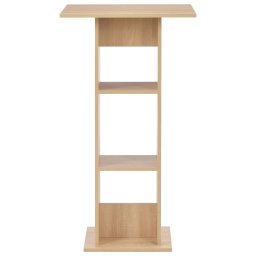 vidaXL Bartafel 60x60x110 cm eikenkleurig