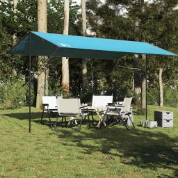 vidaXL Kampeerluifel waterdicht 500x294 cm blauw