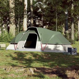 vidaXL Koepeltent 9-persoons waterdicht groen
