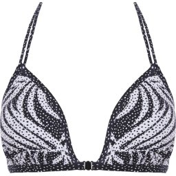 Freya - Maat 75D - GEMINI PALM Non Wired Triangle Bikini Top - MONOCHROME - Vrouwen
