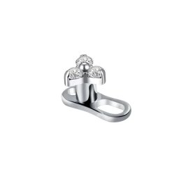 Dermal anchor titanium 2 gaats incl triangle top wit