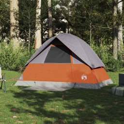 vidaXL Koepeltent 2-persoons waterdicht oranje