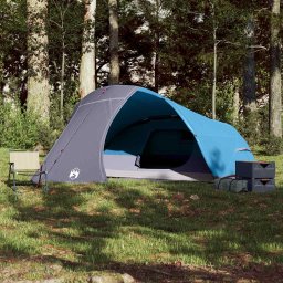 vidaXL Koepeltent 4-persoons waterdicht blauw
