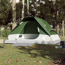 vidaXL Koepeltent 4-persoons waterdicht groen