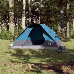vidaXL Koepeltent 6-persoons waterdicht blauw