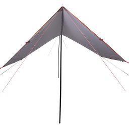 vidaXL Kampeerluifel waterdicht 430x380x210 cm grijs en oranje
