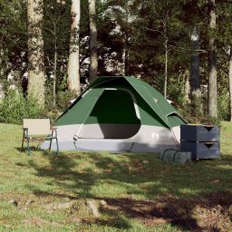 vidaXL Koepeltent 2-persoons waterdicht groen