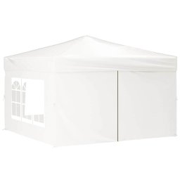 vidaXL Partytent inklapbaar met zijwanden 3x3 m wit