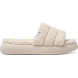 TOMS - Maat 41/42 - Alpargata Mallow Slide Dames Slippers - Beige