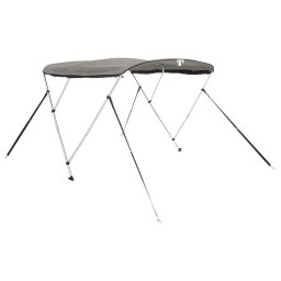 vidaXL Biminitop 3 bogen met mesh zijwanden 183x(185-198)x137 cm