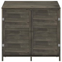 vidaXL Tuinschuur 102x52x112 cm massief vurenhout antracietkleurig