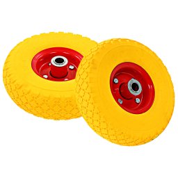 vidaXL Steekwagenwielen 4 st 3,00-4 (245x82) massief PU