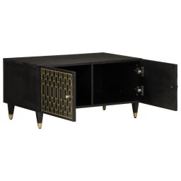 vidaXL Salontafel 80x50x40 cm massief mangohout