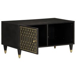 vidaXL Salontafel 80x50x40 cm massief mangohout