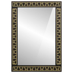 vidaXL Badkamerspiegel 50x70x2,5 cm massief mangohout en glas