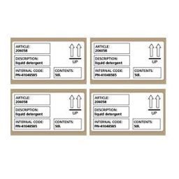 Dymo 12 pack label Shipping/Badge Label 101x54mm