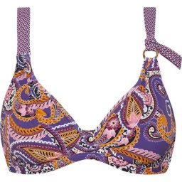 Cyell - Maat 36C - PRETTY PAISLEY Bikinitop Halter Niet voorgevormd met Beugel Dames