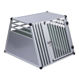 L: L 92 x B 80 x H 65 cm - Hondenbench Auto AluRide