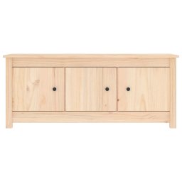 vidaXL Schoenenkast 110x38x45,5 cm massief grenenhout