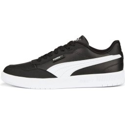 PUMA - Maat 44 - Court Ultra Lite Unisex Sneakers - Black/White/Silver
