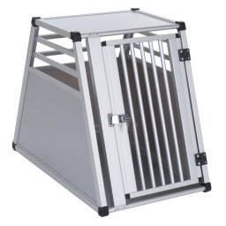 S: L 82 x B 50 x H 65 cm - Hondenbench Auto AluRide