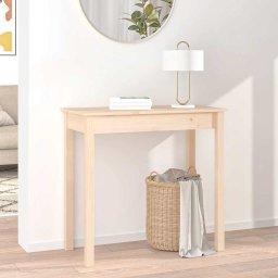 vidaXL Wandtafel 80x40x75 cm massief grenenhout