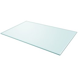 vidaXL Tafelblad van gehard glas 1000x620 mm rechthoekig