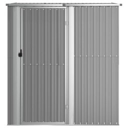 vidaXL Tuinschuur 180,5x97x209,5 cm gegalvaniseerd staal grijs