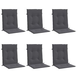 vidaXL Tuinstoelkussens 6 st oxford stof antracietkleurig