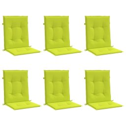 vidaXL Tuinstoelkussens 6 st 100x50x3 cm oxford stof heldergroen