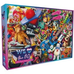 We Love the 80s Puzzel (1000 stukjes)