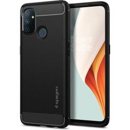 Spigen Rugged Armor OnePlus Nord N100 Hoesje Zwart