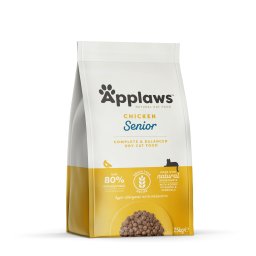 2x7,5kg Senior Kip Applaws Kattenvoer