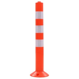 vidaXL Verkeerspalen 75 cm kunststof 2 st