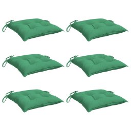 vidaXL Palletkussens 6 st 50x50x7 cm oxford stof groen