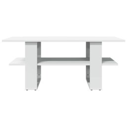 vidaXL Salontafel 102x55x42 cm bewerkt hout zwart