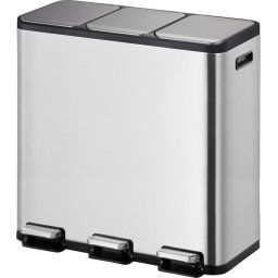 EKO EcoCasa II 3 x 15 Liter Mat Rvs