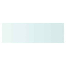 vidaXL Wandschap transparant 90x30 cm glas