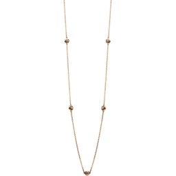 Casa Jewelry Collier Pom Grey - Rosé Verguld - 90 cm