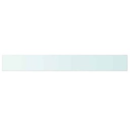 vidaXL Wandschap transparant 100x12 cm glas