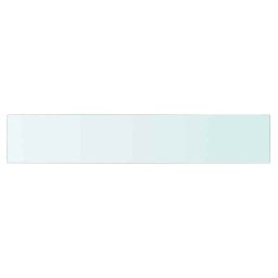 vidaXL Wandschap transparant 80x15 cm glas