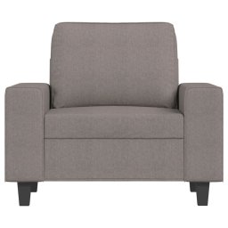 vidaXL Fauteuil 60 cm stof taupe