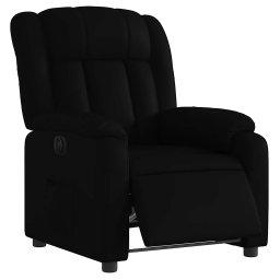vidaXL Fauteuil elektrisch verstelbaar kunstleer zwart