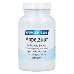 Nova Vitae Appelzuur Malic Acid 800 Capsules 100st
