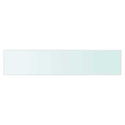 vidaXL Wandschap transparant 70x15 cm glas
