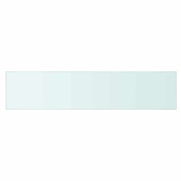 vidaXL Wandschap transparant 90x20 cm glas