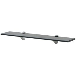 vidaXL Schappen zwevend 2 st 60x20 cm 8 mm glas