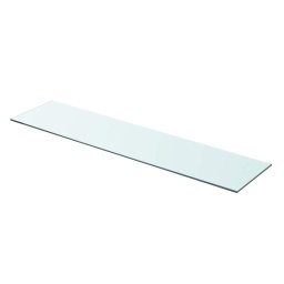 vidaXL Schappen 2 st 90x20 cm glas transparant