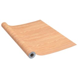 vidaXL Deurfolies zelfklevend 2 st 210x90 cm PVC esdoornkleurig