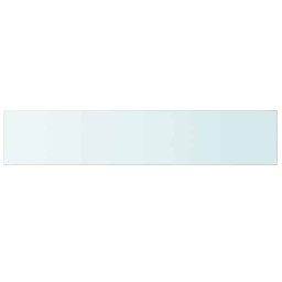 vidaXL Wandschap transparant 100x20 cm glas